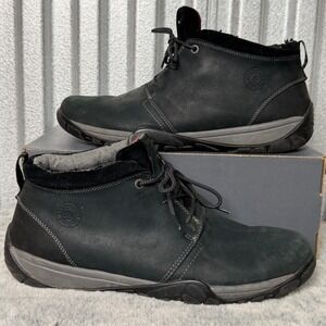 G.H. Bass Propel Boulevard Men's Black Leather Lined Boots Size 12M
